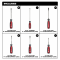 Milwaukee 6PK Cushion Grip Screwdriver Sets